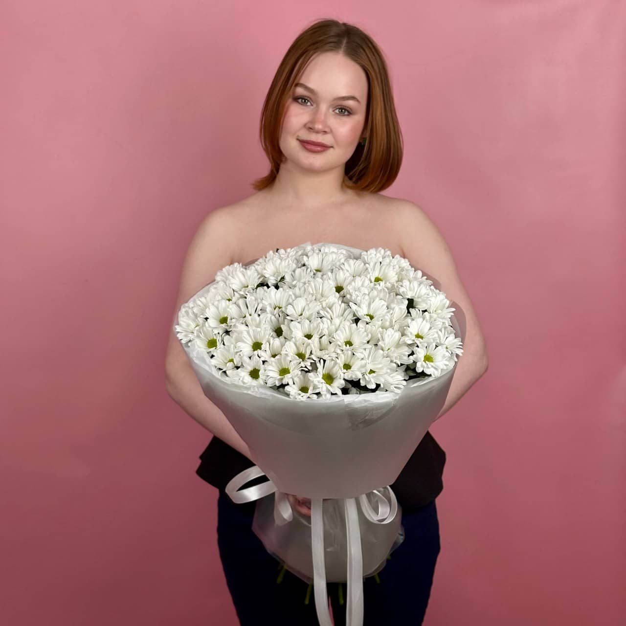 Хризантема кустовая , 15 шт. в круглой упаковке — фото 1