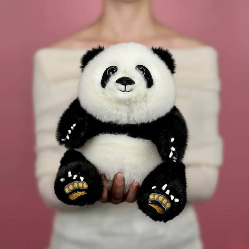 Игрушка мягконабивная ТМ "Relana" Панда с мягкими коготками, 23 см, в/п 23*20*20 см — фото 1