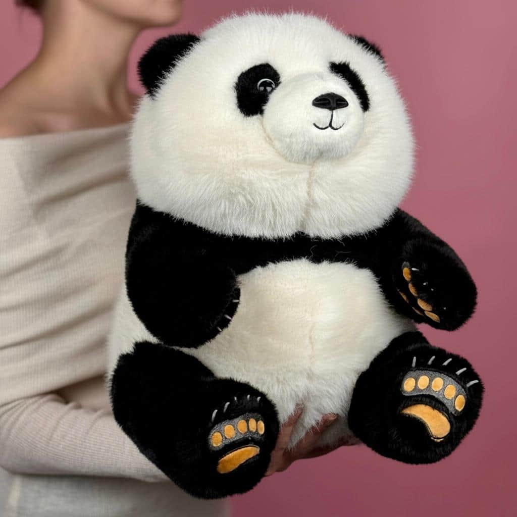 Игрушка мягконабивная ТМ "Relana" Панда с мягкими коготками, 35 см, в/п 35*26*26 см — фото 1