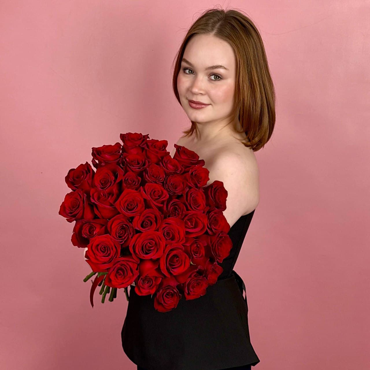 Красные роза, 35 шт. — миниатюра 1