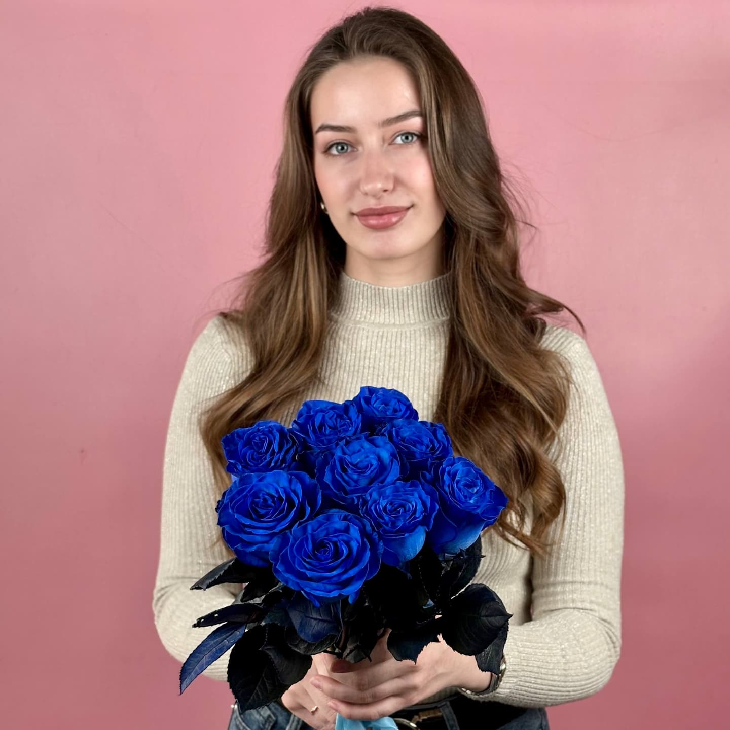 Синяя роза, 9 шт. — миниатюра 5