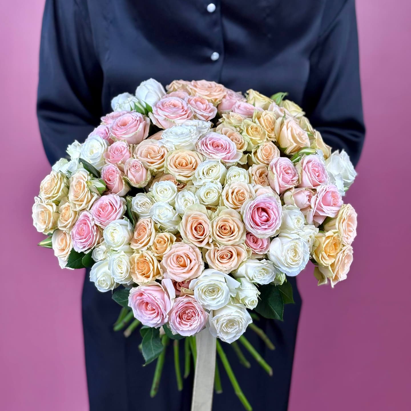 Кустовая роза микс, 29 шт. — миниатюра 5