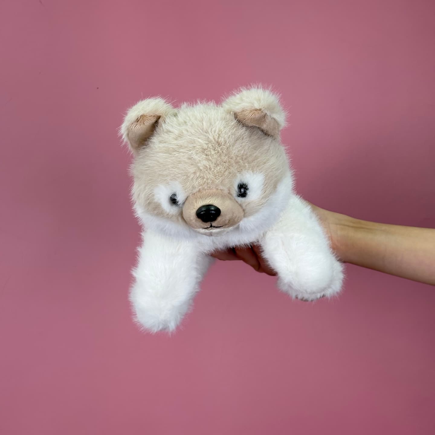 Игрушка мягконабивная ТМ "Relana" Собака бежевая, 25 см, в/п 25*12*18 см