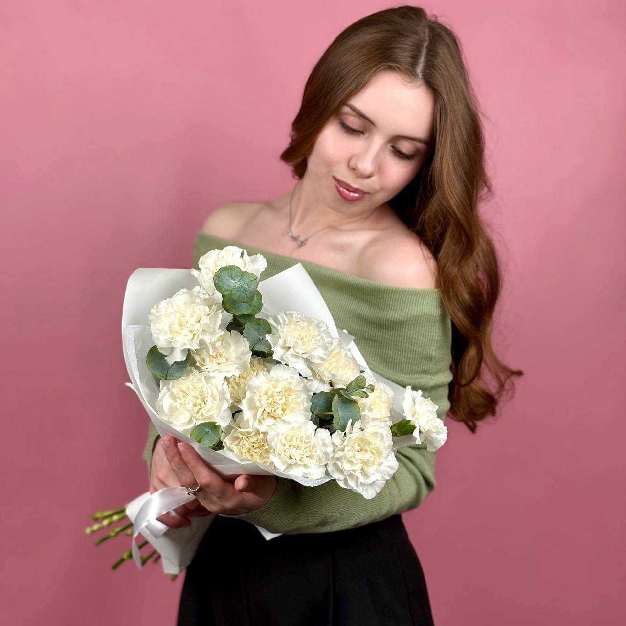 Сборный букет 071 Диантус 13 шт — миниатюра 5