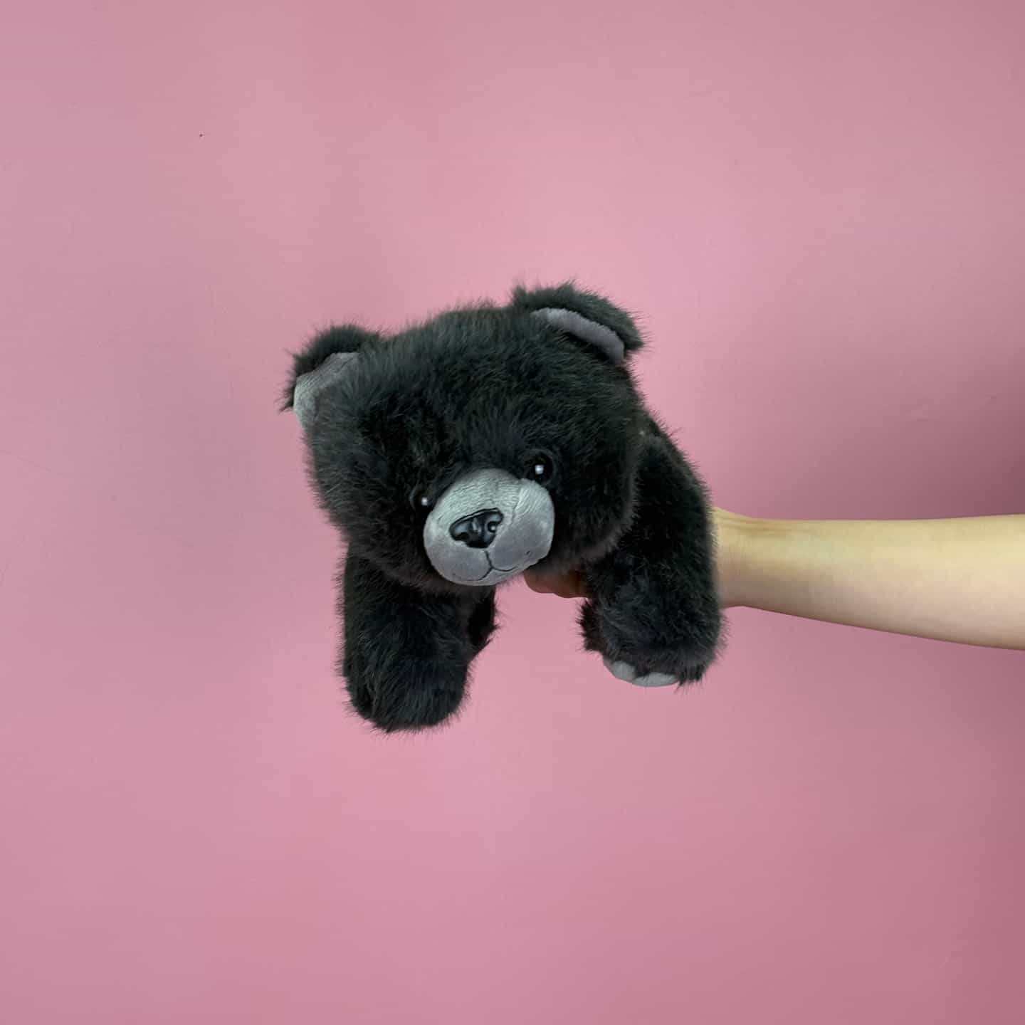 Игрушка мягконабивная ТМ "Relana" Мишка темно-серый, 25 см, в/п 25*12*18 см