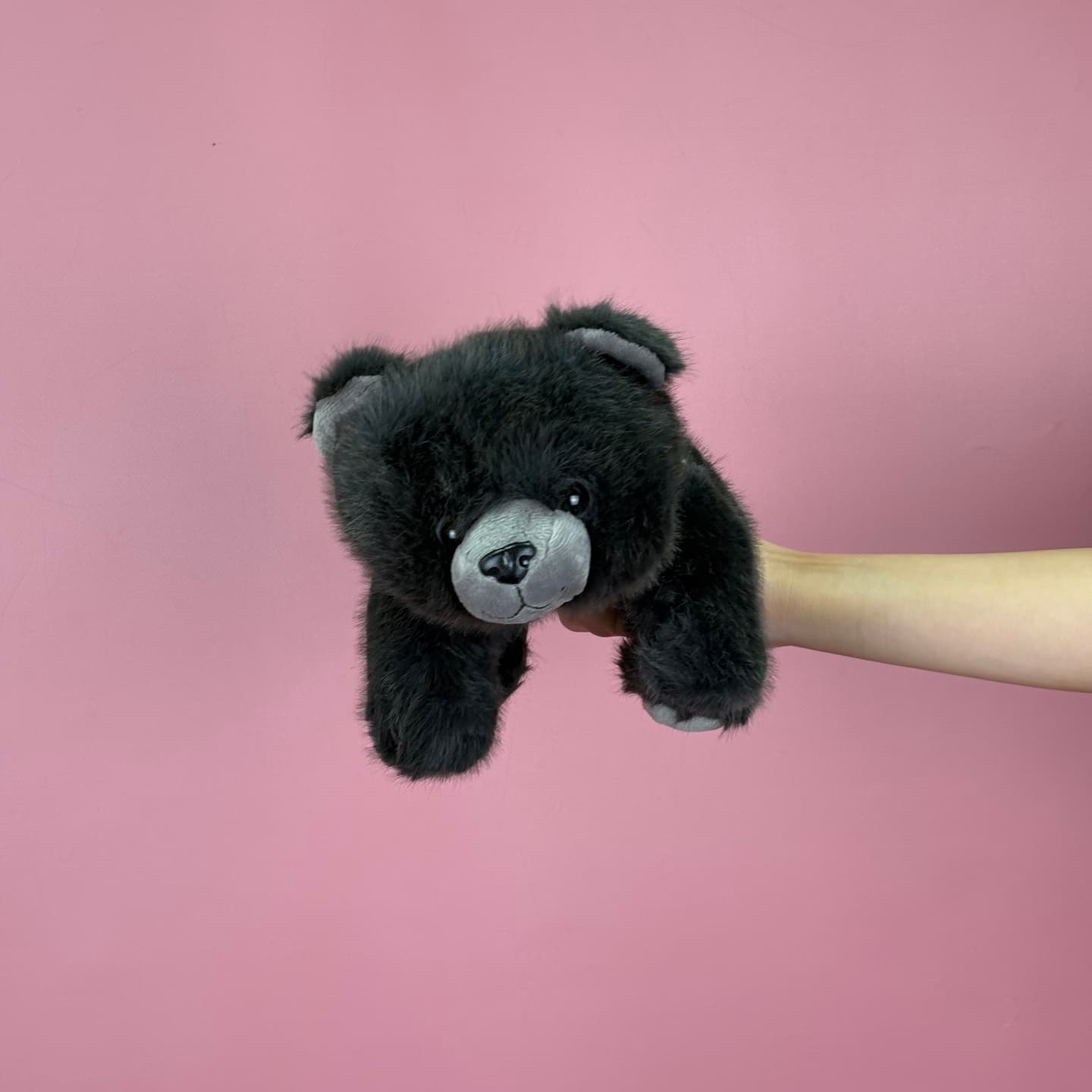 Игрушка мягконабивная ТМ "Relana" Мишка темно-серый, 25 см, в/п 25*12*18 см