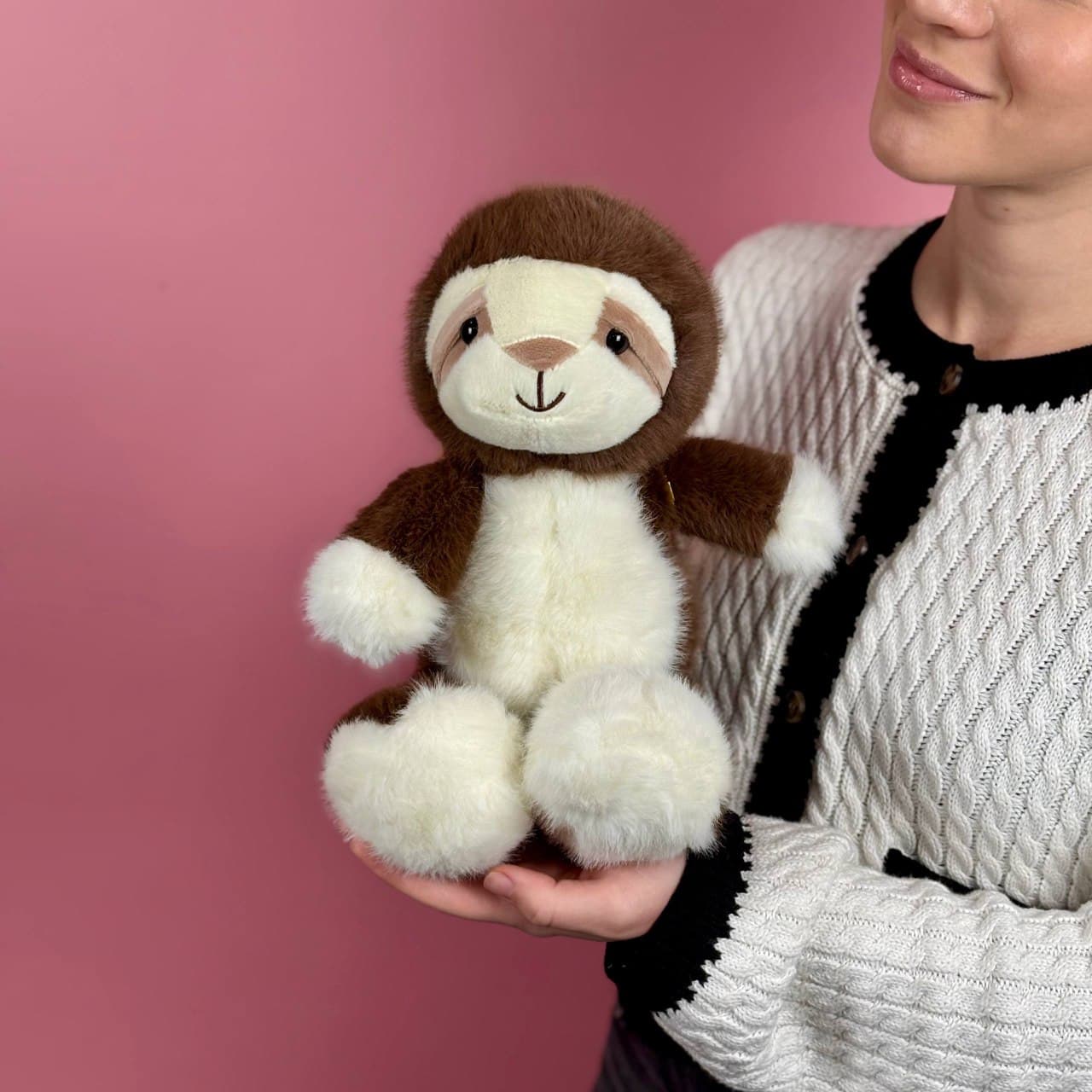 Игрушка мягконабивная ТМ "Relana" Ленивец, 25 см, в/п 35*22*11 см — миниатюра 3
