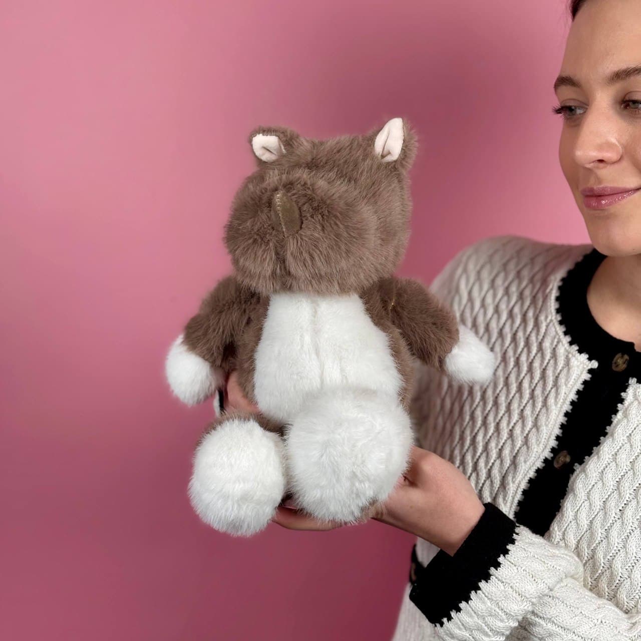 Игрушка мягконабивная ТМ "Relana" Носорог, 25 см, в/п 35*22*11 см — миниатюра 3