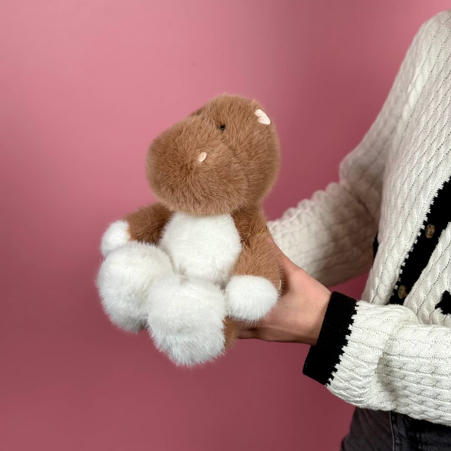 Игрушка мягконабивная ТМ "Relana" Бегемот, 25 см, в/п 35*22*11 см — миниатюра 2