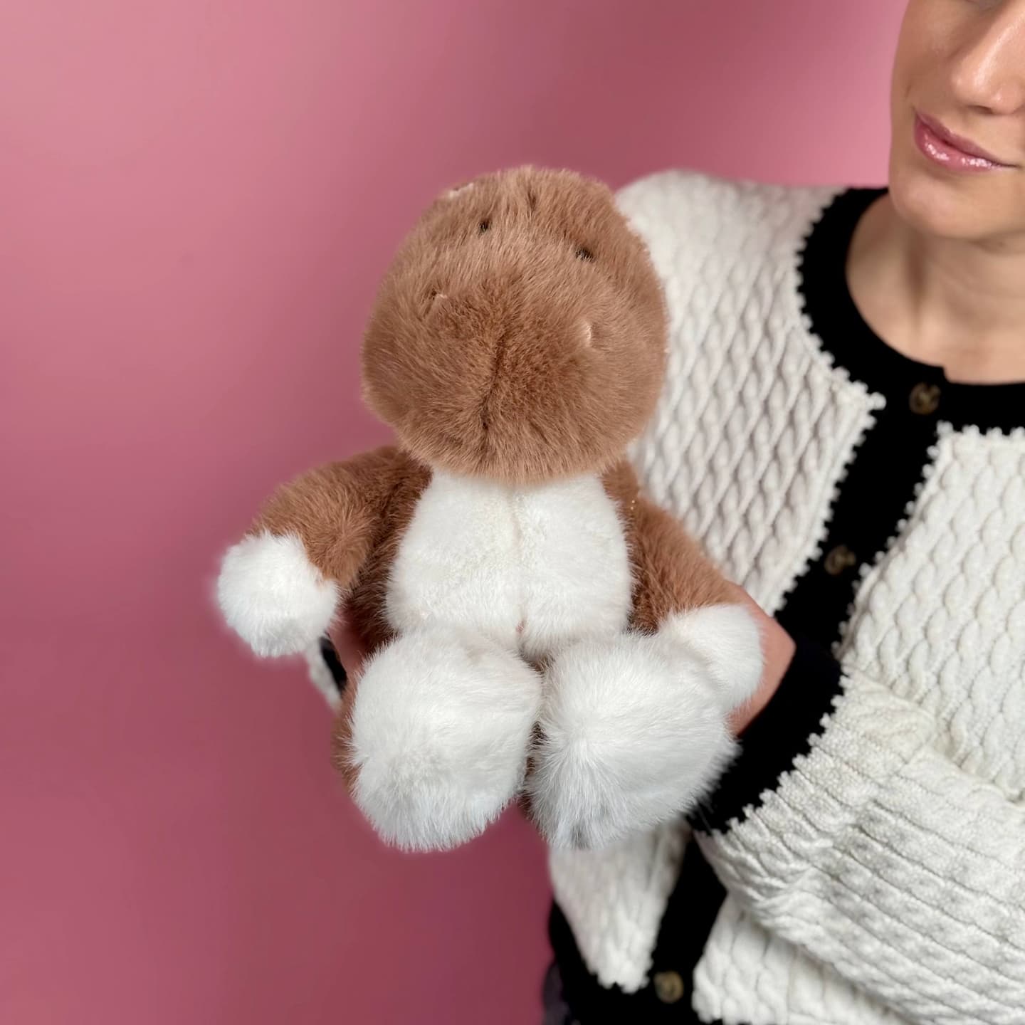 Игрушка мягконабивная ТМ "Relana" Бегемот, 25 см, в/п 35*22*11 см — миниатюра 3