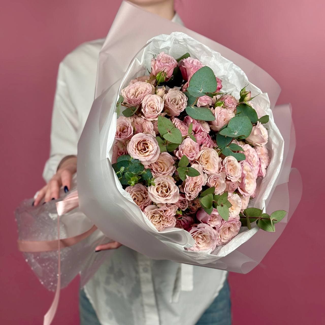 Роза кустовая, 9 шт. в упаковке — миниатюра 4