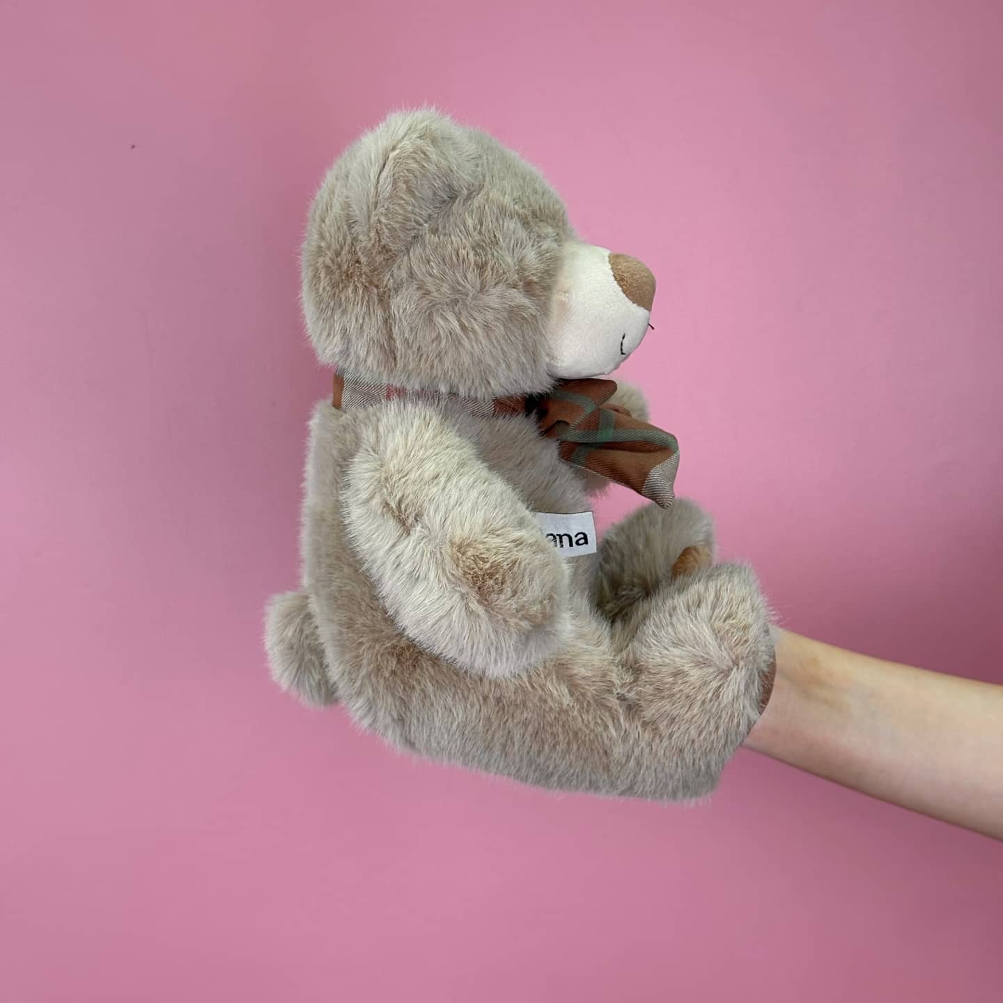 Игрушка мягконабивная ТМ "Relana" Мишка бежевый, 19 см — фото 1