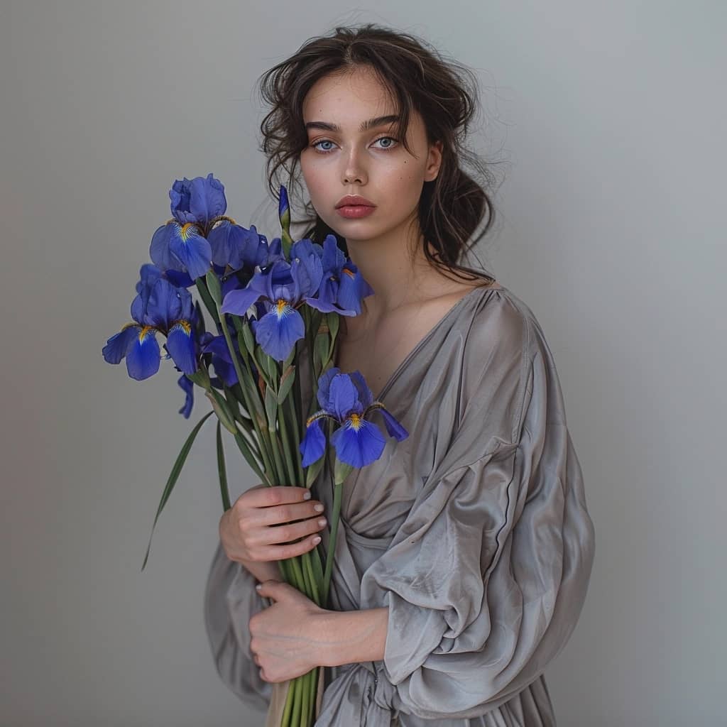 Ирисы синие, 11 шт.