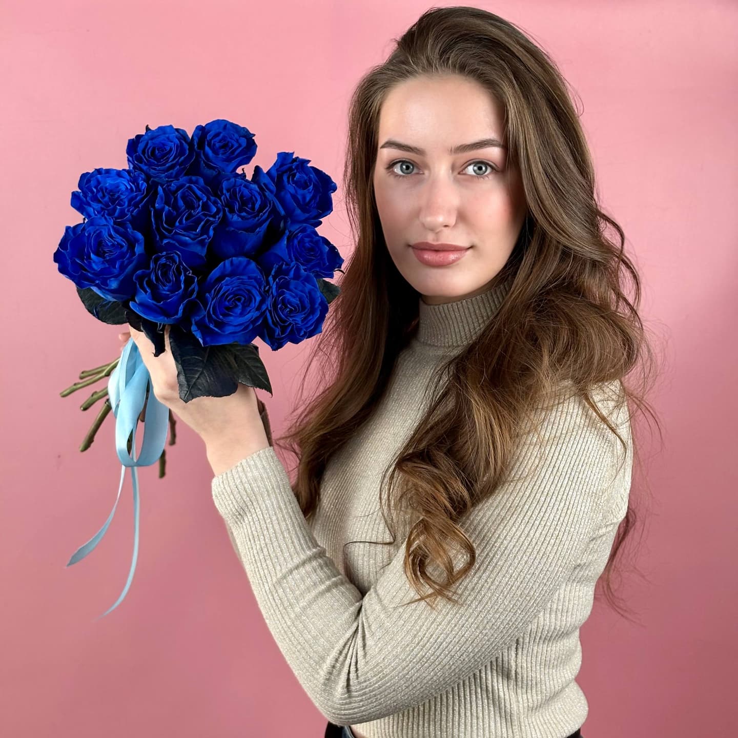 Синяя роза, 11 шт. — миниатюра 3