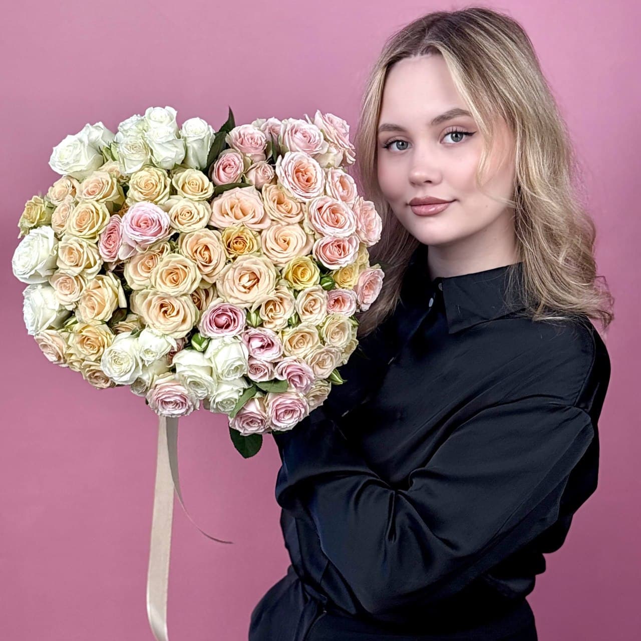 Кустовая роза микс, 25 шт. — миниатюра 4