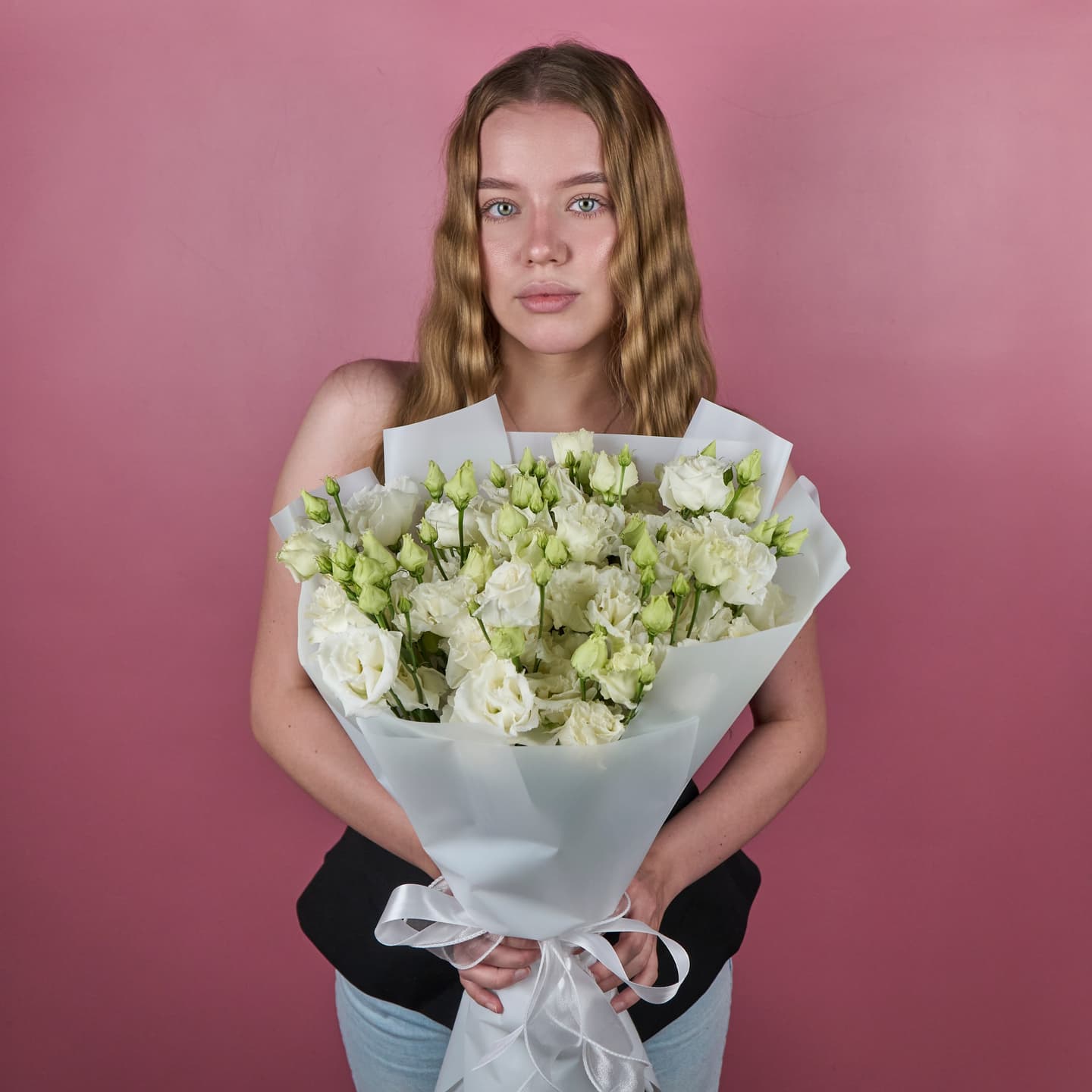 Эустома белая, 19 шт. в упаковке — миниатюра 2