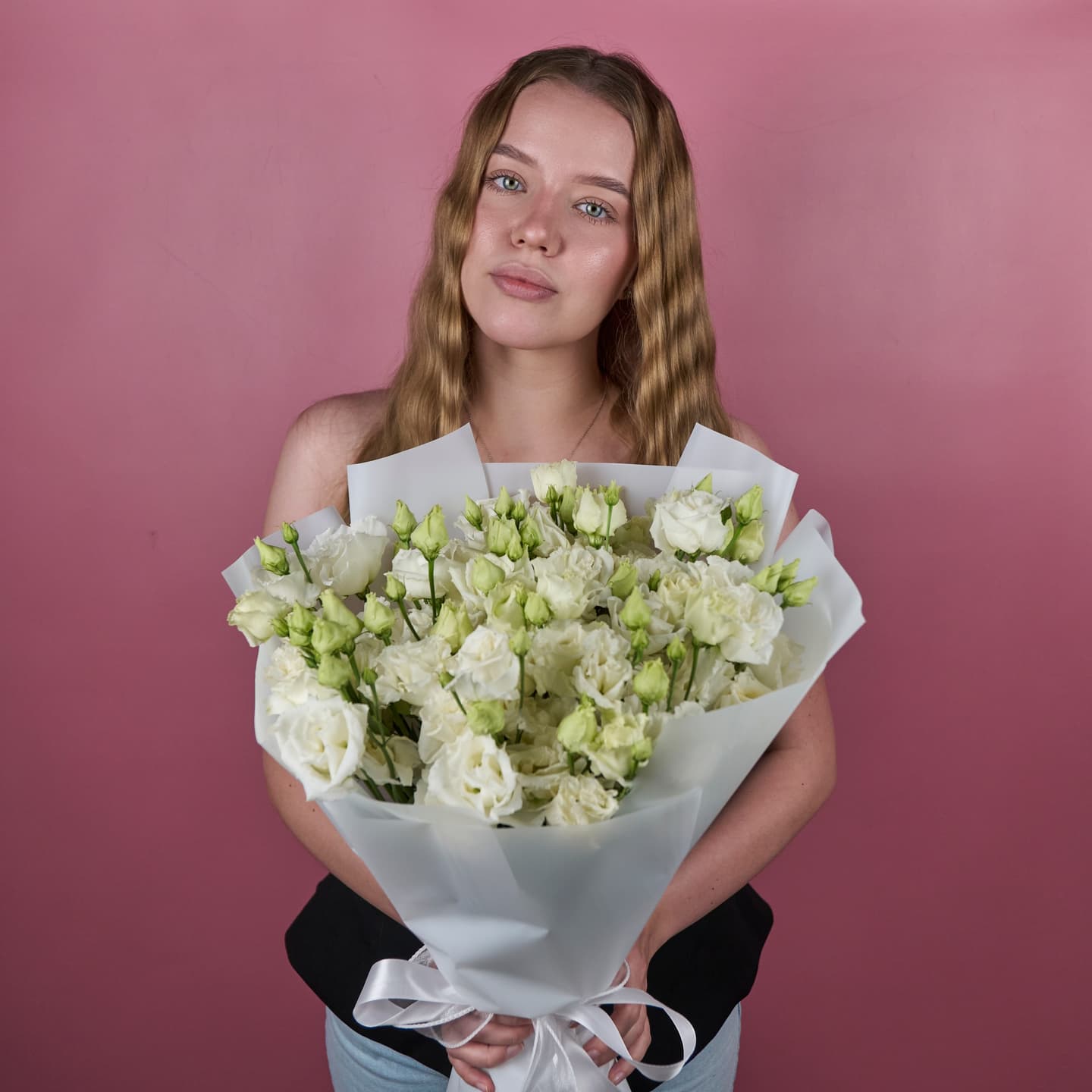 Эустома белая, 19 шт. в упаковке — миниатюра 3