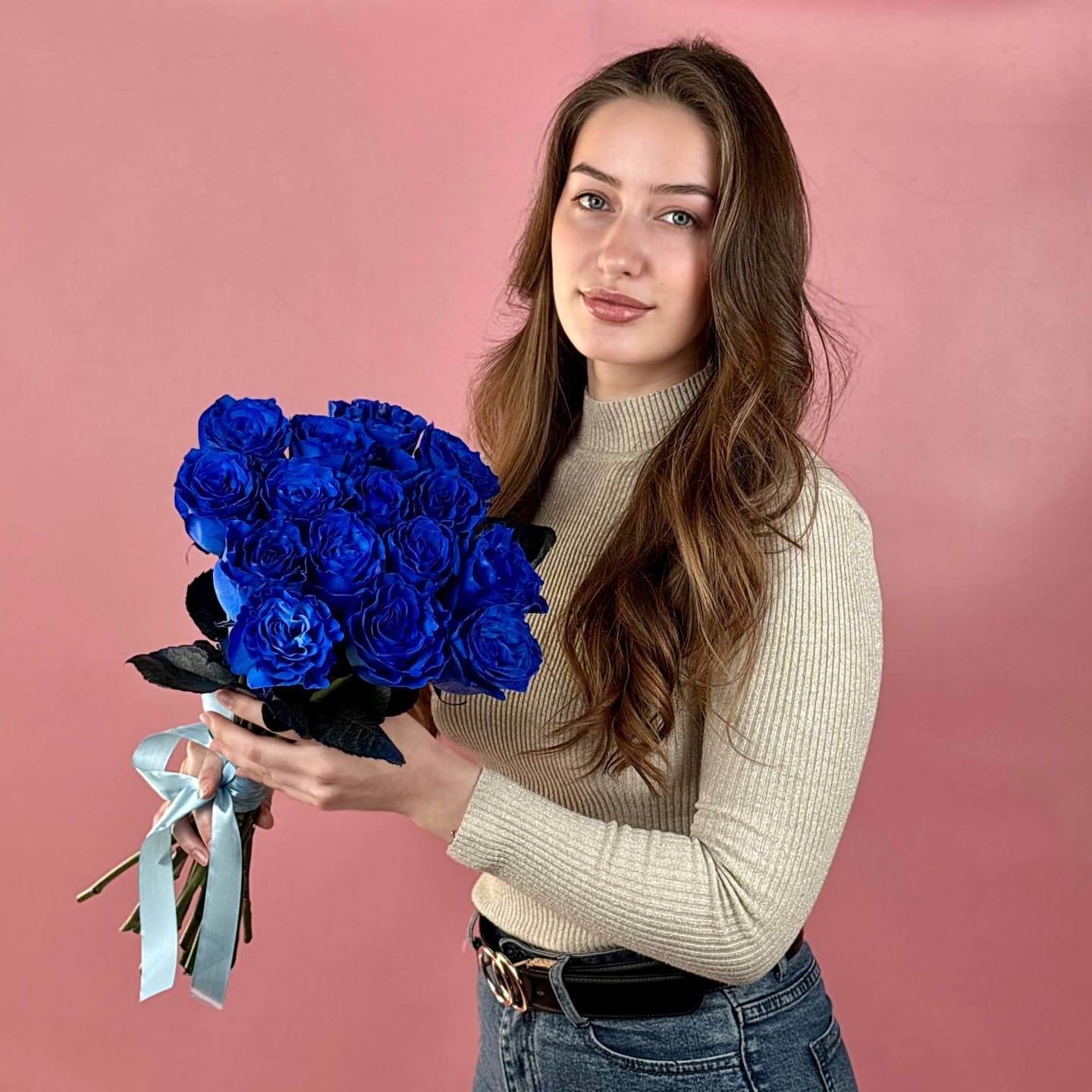 Синяя роза, 15 шт. — миниатюра 3