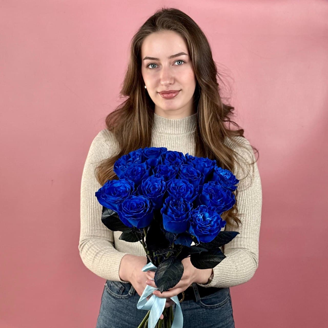 Синяя роза, 15 шт. — миниатюра 5