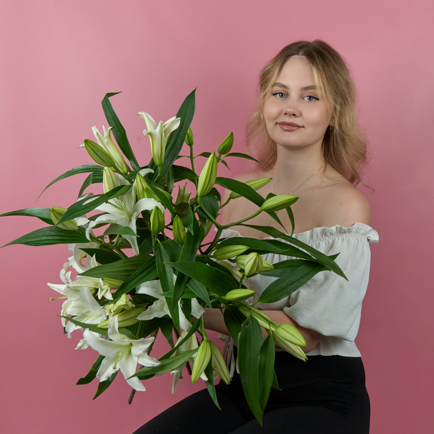 Лилии белые, 11 шт. — миниатюра 2