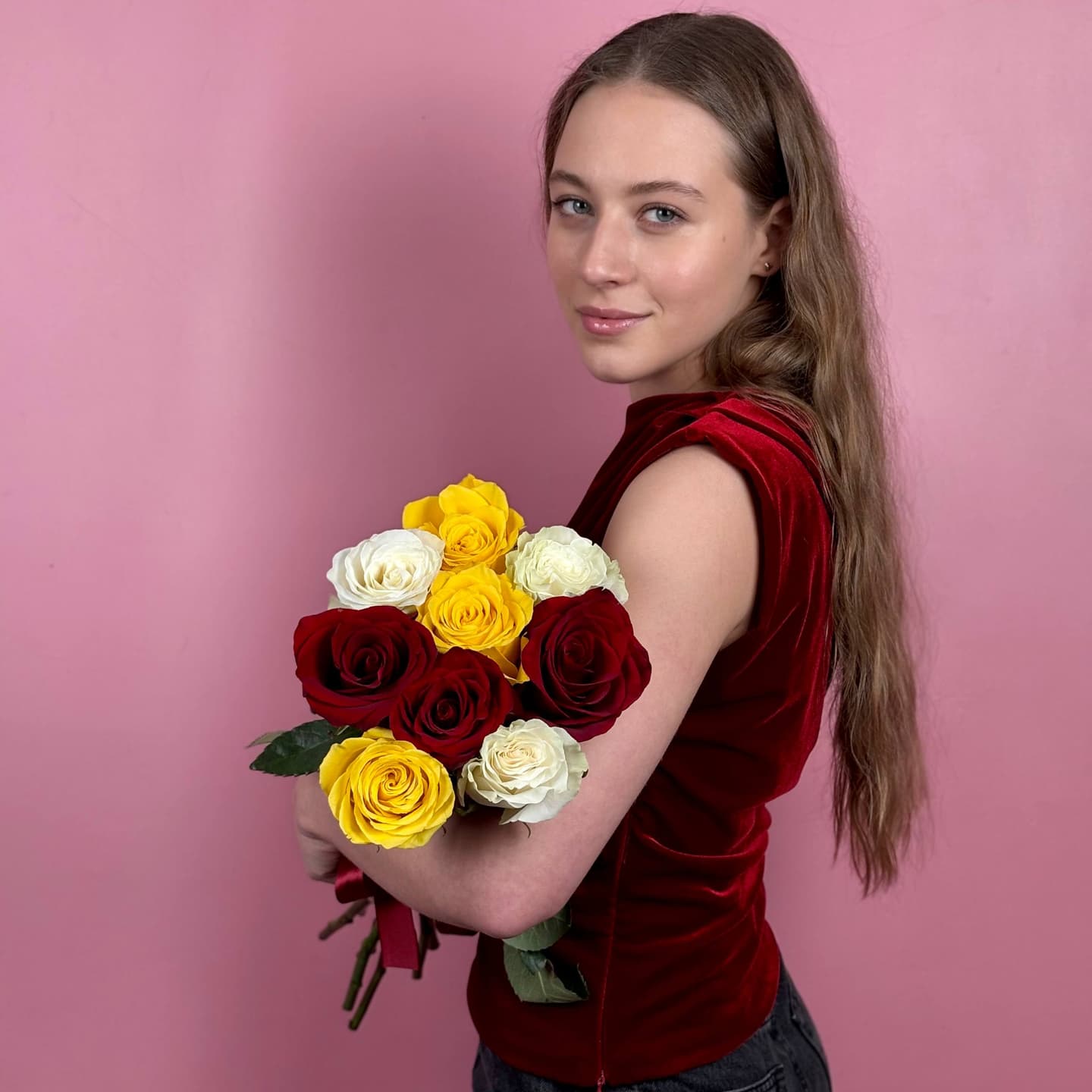 Микс розы, 9 шт. — миниатюра 3