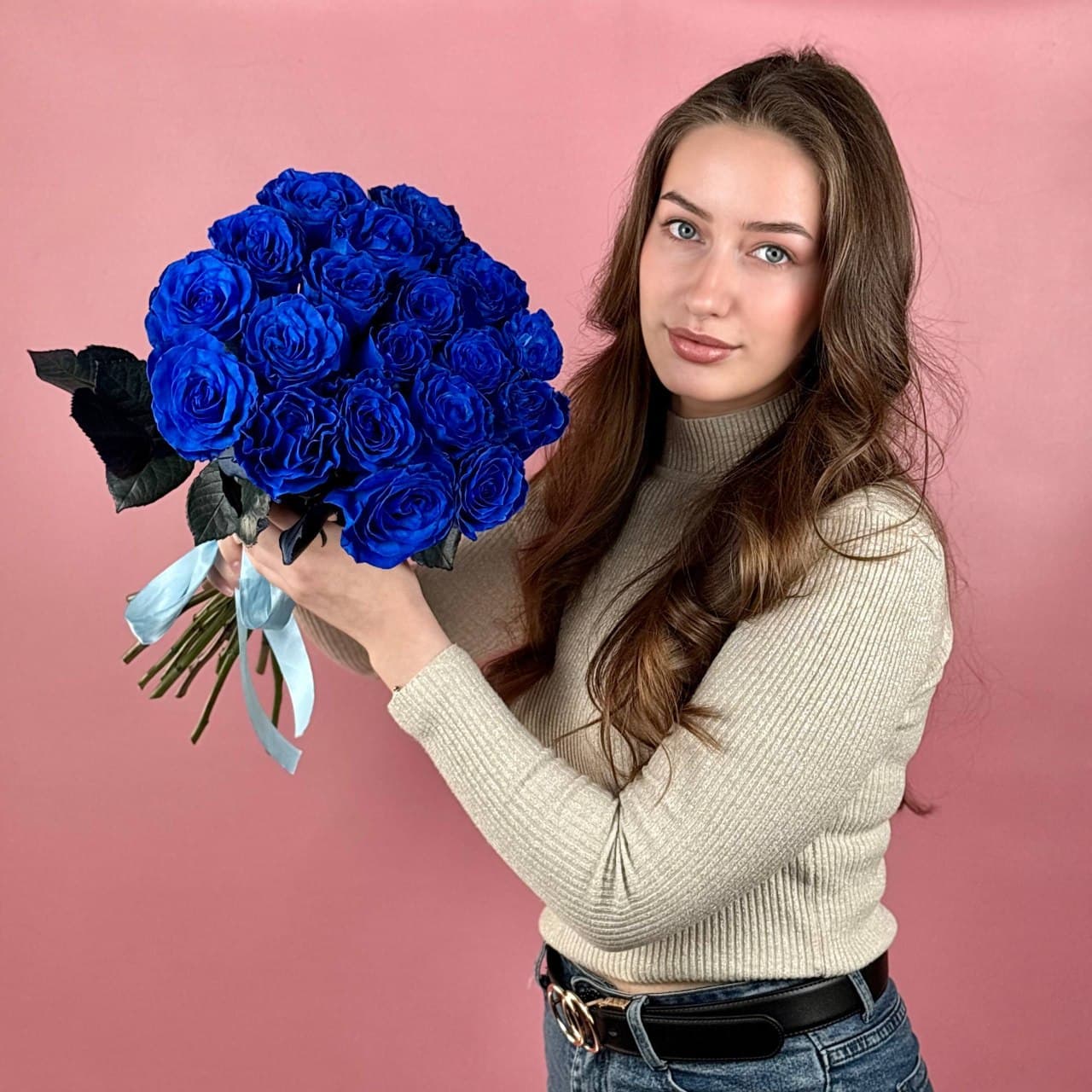 Синяя роза, 19 шт. — миниатюра 2