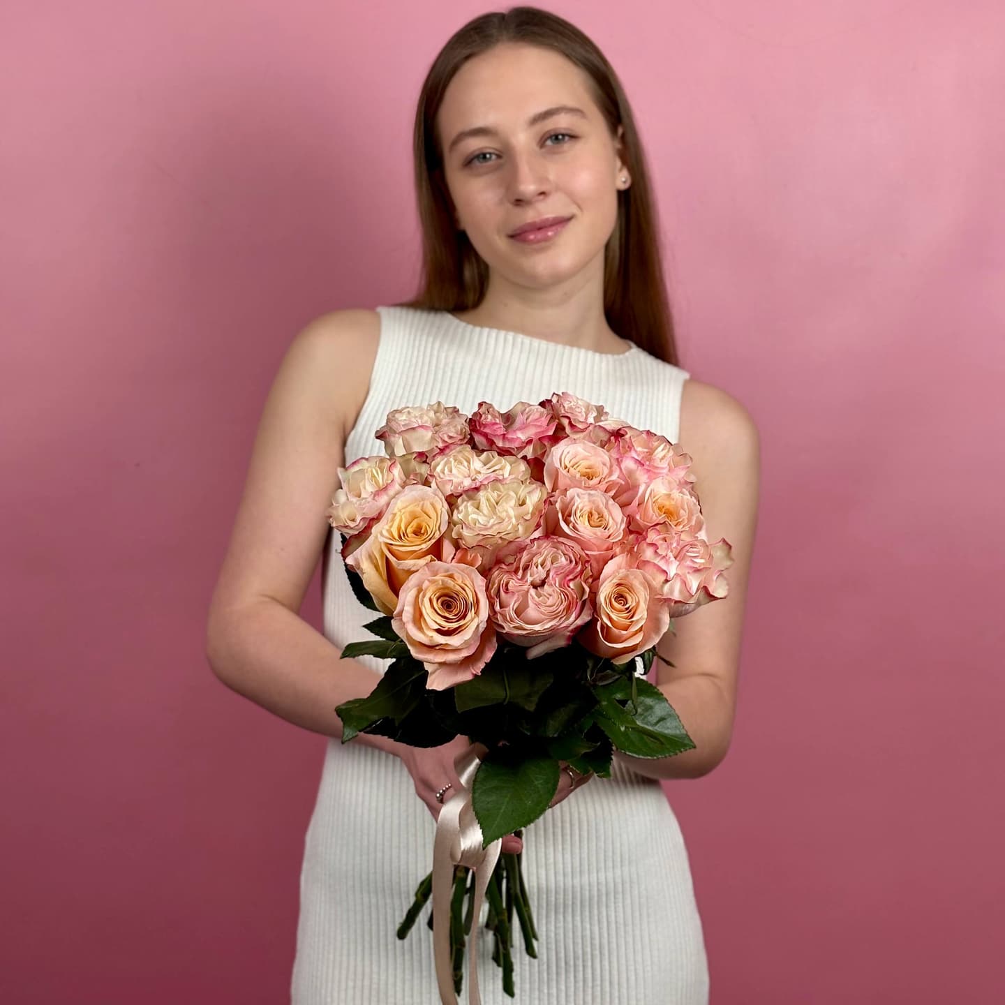 Пионовидные розы, 15 шт. — миниатюра 5