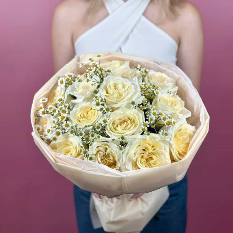 Букет Канделайт/Матрикария 15 шт