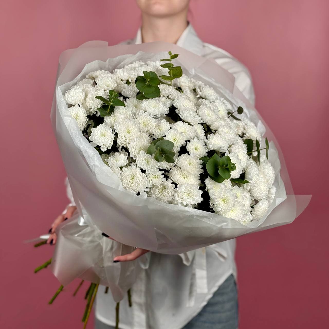 Хризантема кустовая Сантини, 15 шт. в упаковке — миниатюра 1