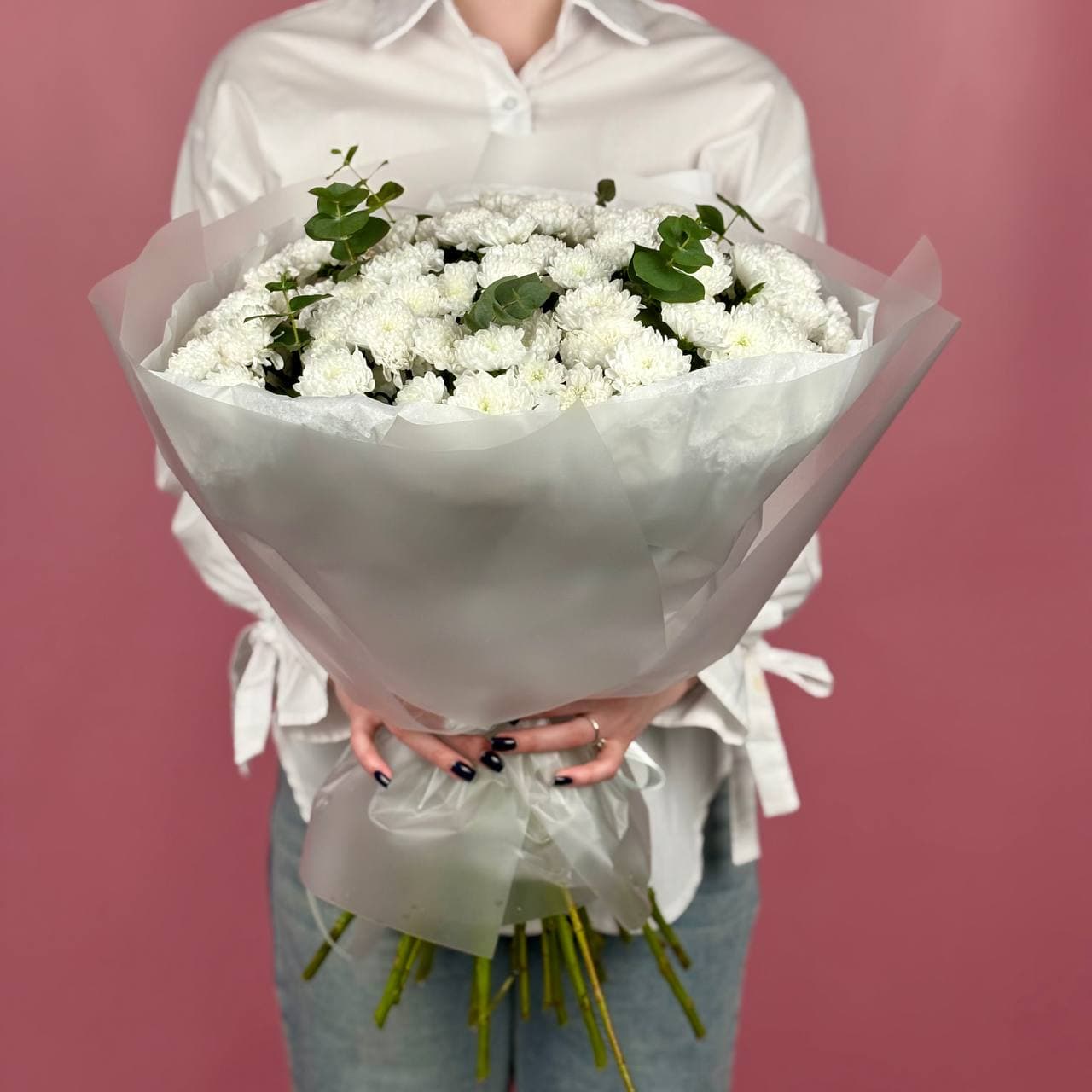 Хризантема кустовая Сантини, 15 шт. в упаковке — миниатюра 3