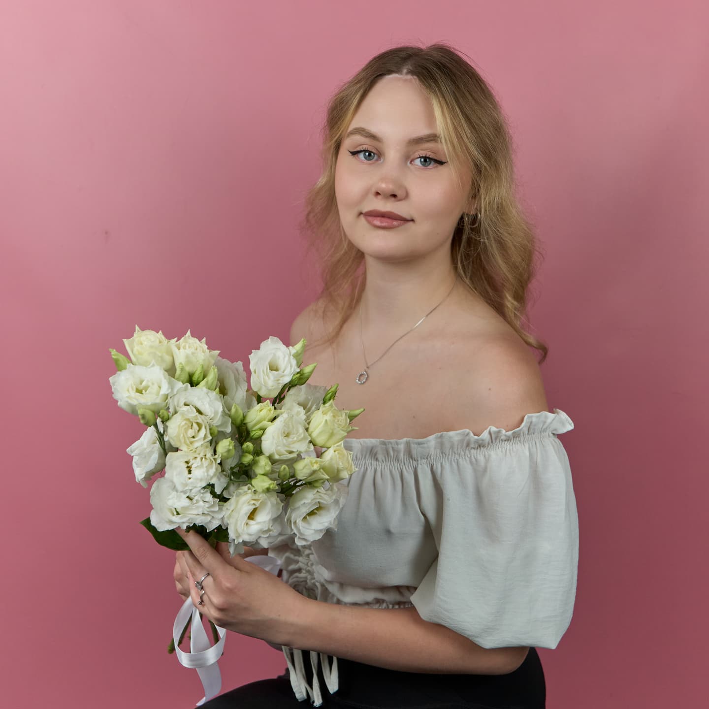 Эустома белая, 5 шт — миниатюра 4