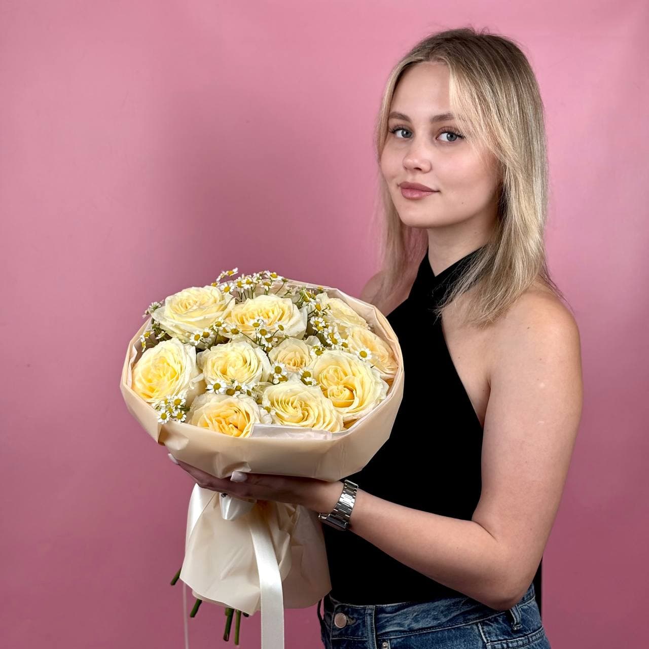 Букет Канделайт/Матрикария 11 шт — миниатюра 2