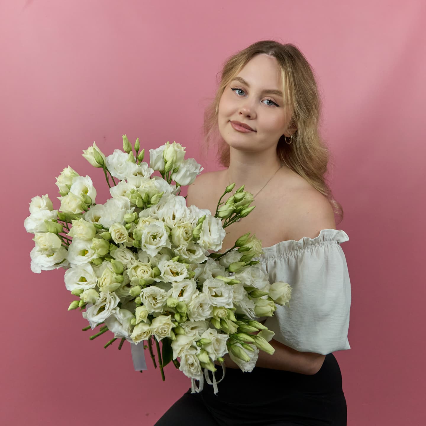 Эустома белая, 25 шт — миниатюра 3
