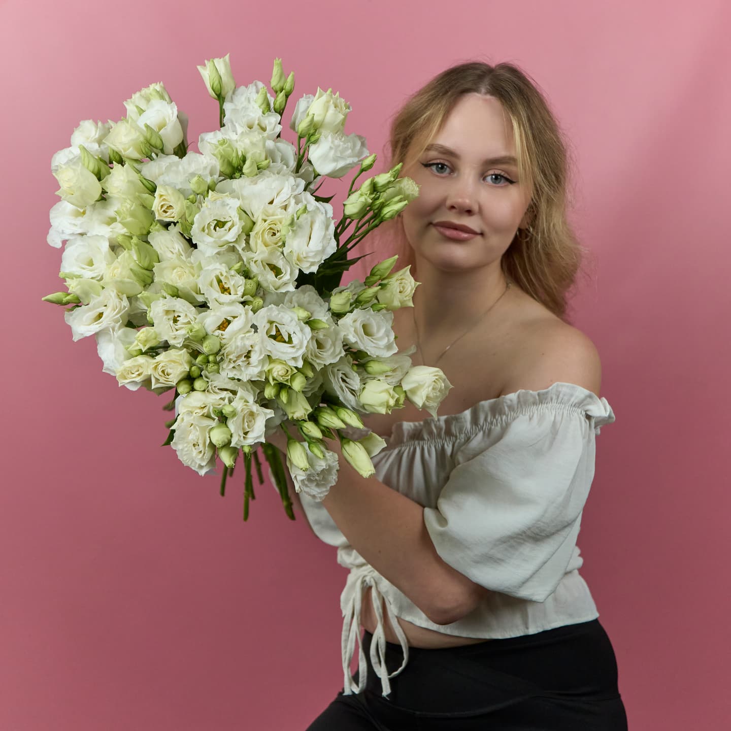 Эустома белая, 25 шт — миниатюра 4