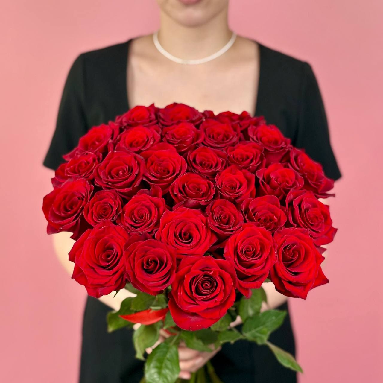 АКЦИЯ ! Красные розы, 29 шт. — миниатюра 2