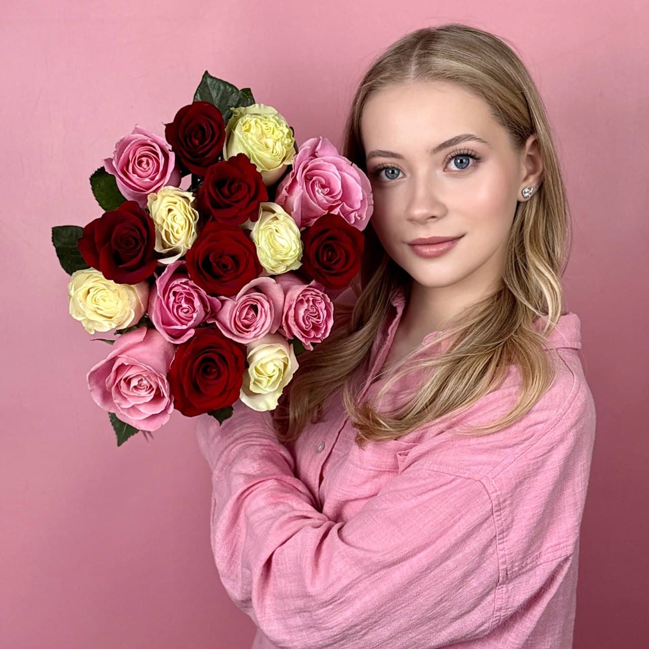 Микс розы, 17 шт. — миниатюра 6