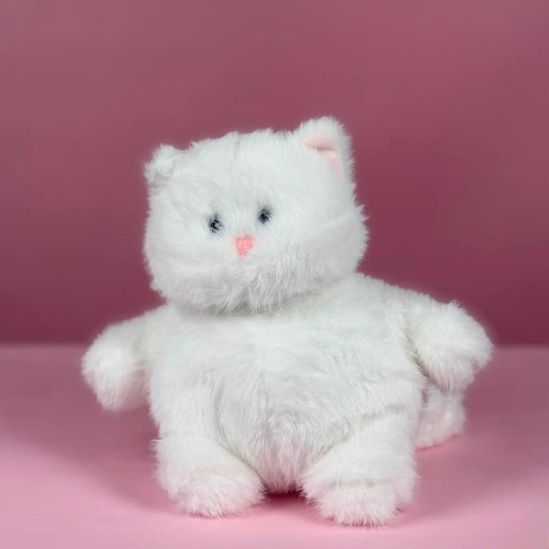 Игрушка мягконабивная ТМ "Relana" Котик белый, 25 см, в/п 25*21*19 см — миниатюра 4