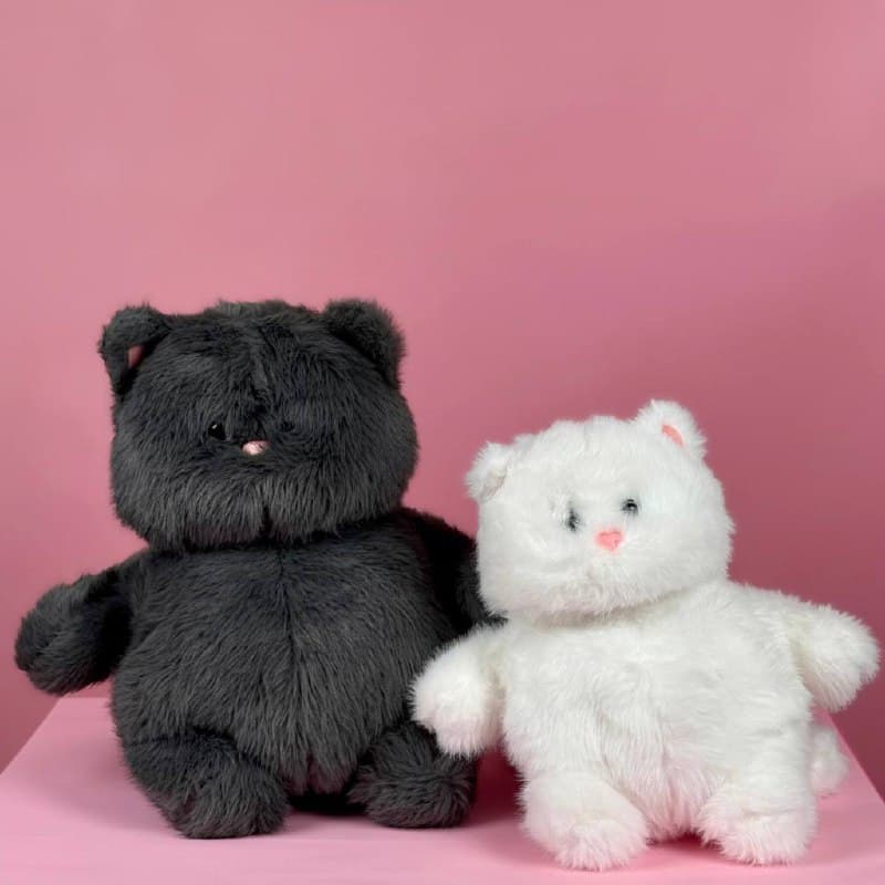 Игрушка мягконабивная ТМ "Relana" Котик темно-серый, 35 см, в/п 35*15*13 см — миниатюра 2