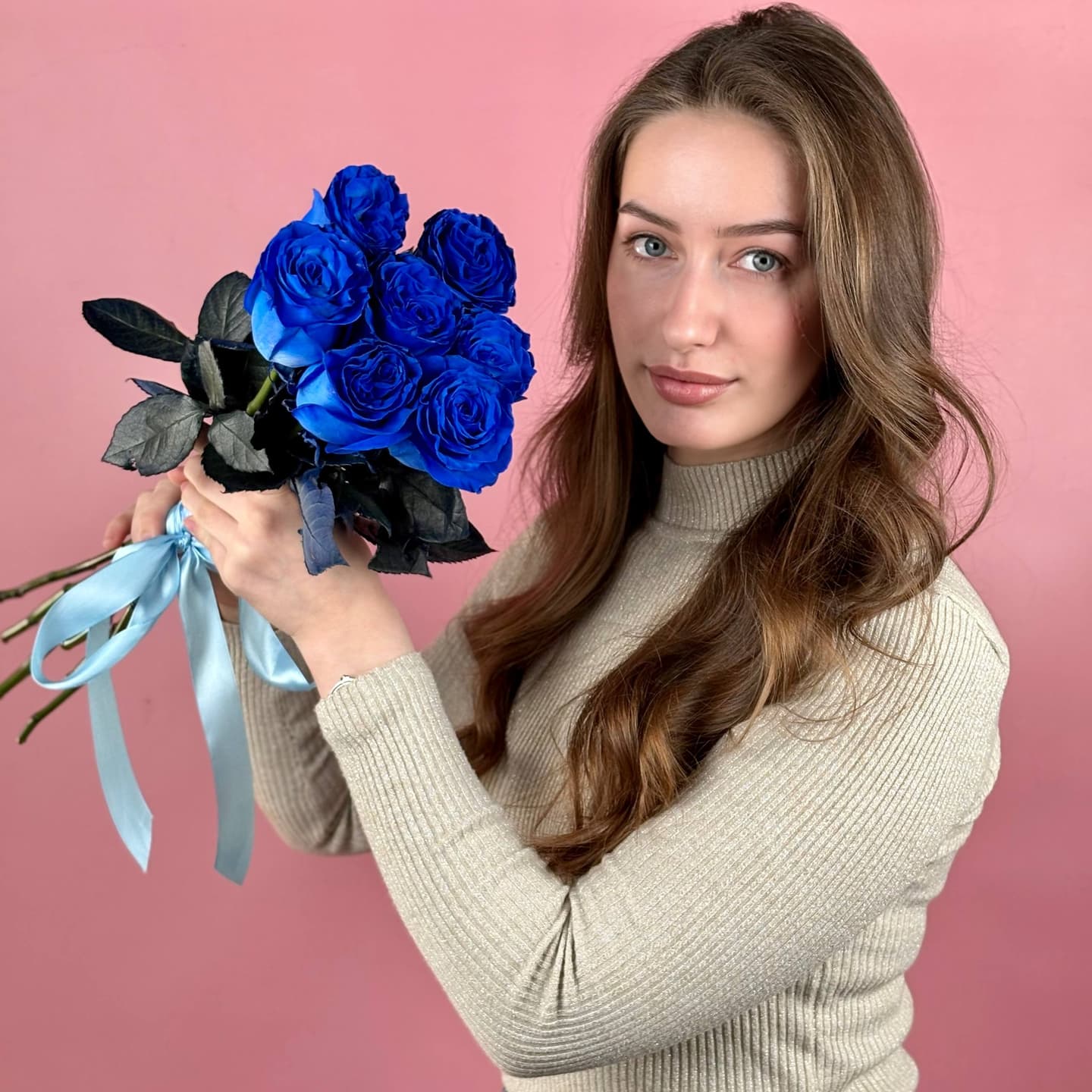 Синяя роза, 7 шт. — миниатюра 4